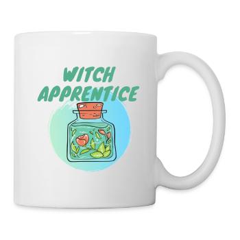 witch apprentice green - Mug - white - Right