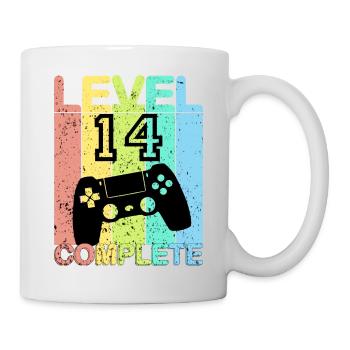 14 Birthday - Gift for 14 Birthday - Mug - white - Right