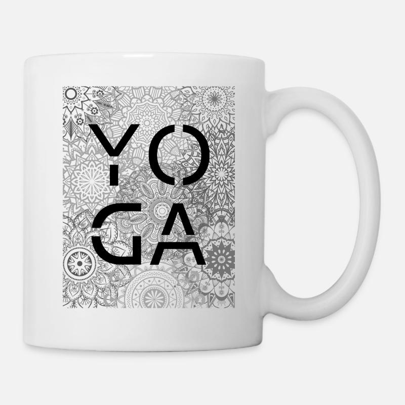 Yoga - Tasse - Weiß