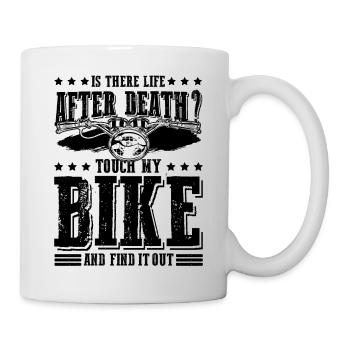 bike biker motorrad - Tasse - Weiß - Rechts