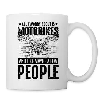 Moto moto - Mug blanc - blanc - Droite
