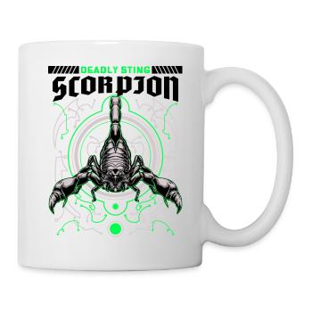 Scorpion - Tasse - Weiß - Rechts