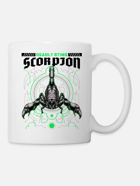 Scorpion - Tasse - Weiß
