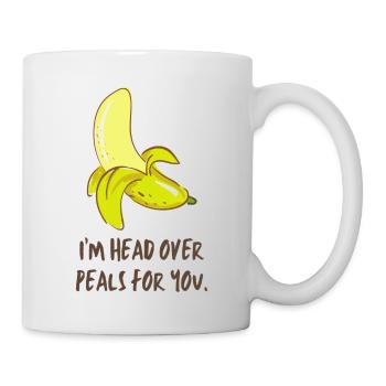Je suis fou pour vous | Cadeau de Saint-Valentin amusant - Mug blanc - blanc - Droite