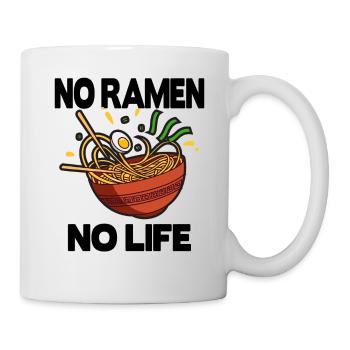 No Ramen No Life, Ramen, Japan Food - Mug blanc - blanc - Droite