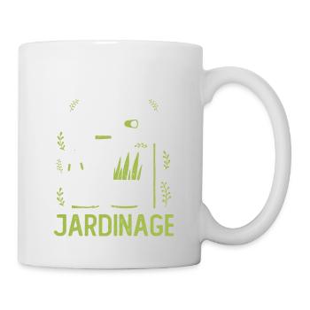 Je Peux Pas J'ai Jardinage - Mug blanc - blanc - Droite