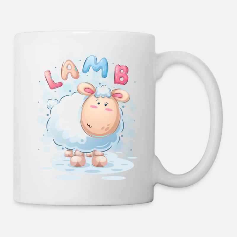 Lamm - Tasse - Weiß