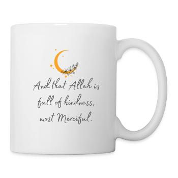Koran- Vers /Allah/Islam /Muslim - Tasse - Weiß - Rechts