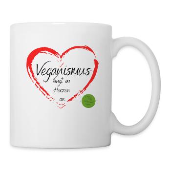 Veganismus - Tasse - Weiß - Rechts
