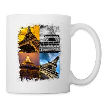 Paris Frankreich France Eiffelturm Eiffel Tower - Tasse - Weiß - Rechts