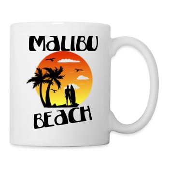 Malibu Beach Summer Gift - Mug - white - Right