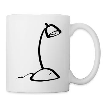 table lamp - Tasse - Weiß - Rechts