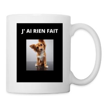 J AI RIEN FAIT - Mug blanc - blanc - Droite
