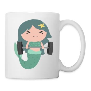 Sirène - Mug blanc - blanc - Droite