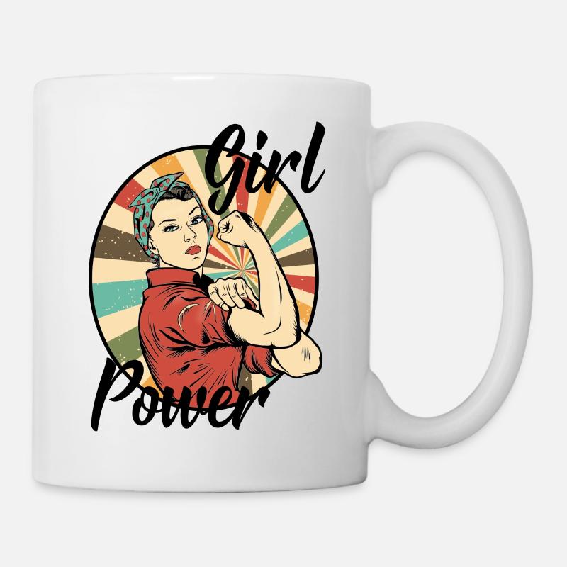 Girl Power - Mug blanc - blanc