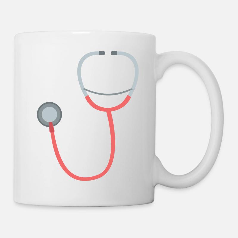 Stethoskop - Tasse - Weiß