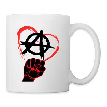 Anarchy Gift Symbol RA Relationship Anarchy - Mug - white - Right