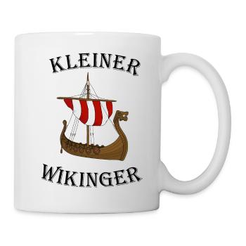 Kleiner Wikinger Wikinger Boot - Tasse - Weiß - Rechts