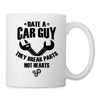 Date A Car Guy Repairman - Mug - white - Right