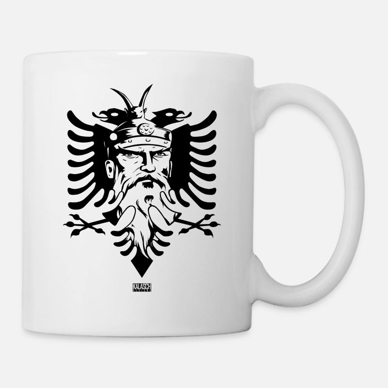 Skenderbeu Albania - Mug blanc - blanc