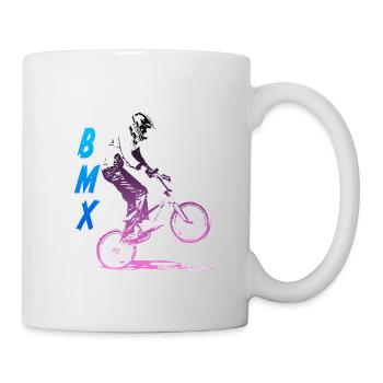 bmx - Tasse - Weiß - Rechts