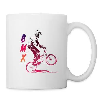 bmx rasse - Tasse - Weiß - Rechts