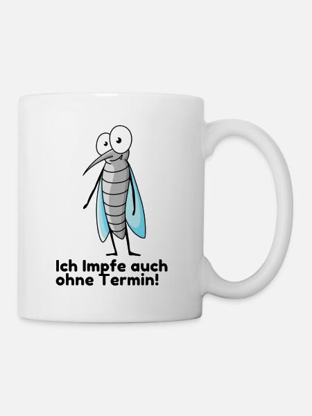 ich Impfe auch ohne Termin - Tasse - Weiß