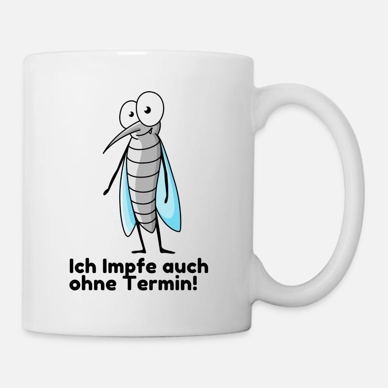 ich Impfe auch ohne Termin - Tasse - Weiß