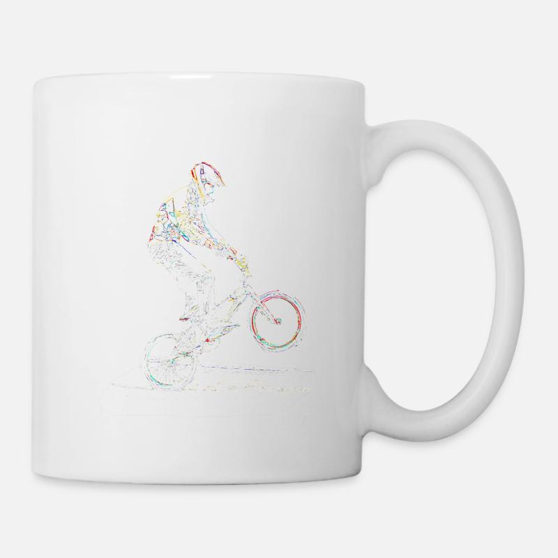 bmx - Tasse - Weiß