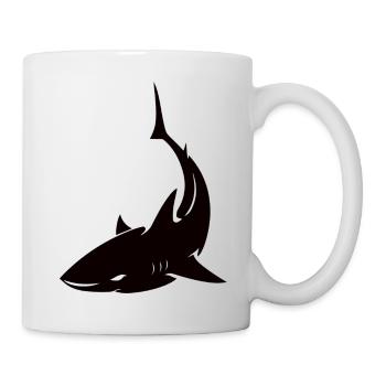 Hai Shark - Tasse - Weiß - Rechts
