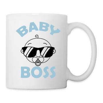 bébé boss - Mug blanc - blanc - Droite