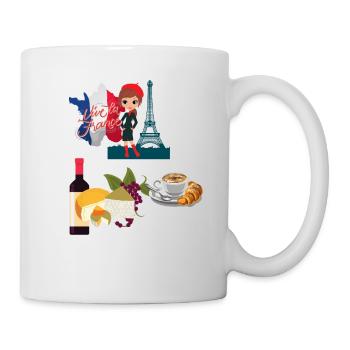 The charm of France - Mug - white - Right