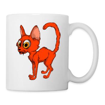 Lustige Katzen 11 - Tasse - Weiß - Rechts
