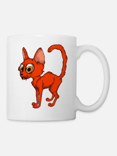 Chats drôles 11 - Mug blanc - blanc