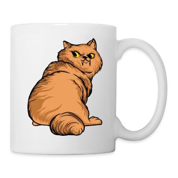 Lustige Katzen 24 - Tasse - Weiß - Rechts