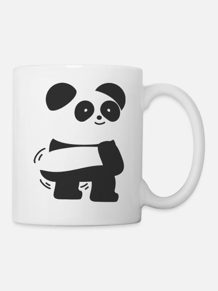 Panda Twerking Twerk - Kop/krus - hvid
