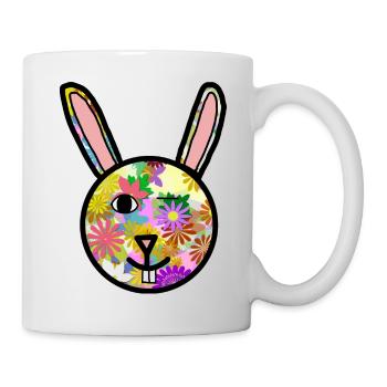 Der Osterhase - Tasse - Weiß - Rechts