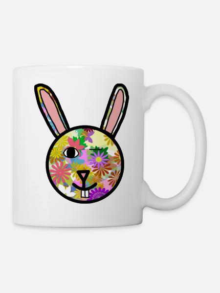 Le lapin de Pâques - Mug blanc - blanc