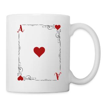 Ace of heart. - Mug - white - Right