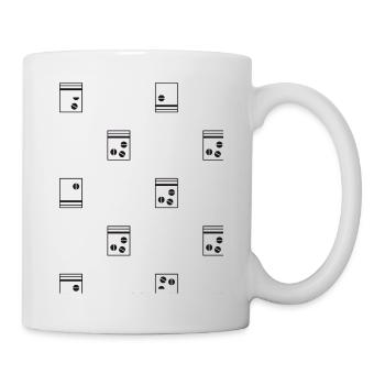 party pills - Tasse - Weiß - Rechts