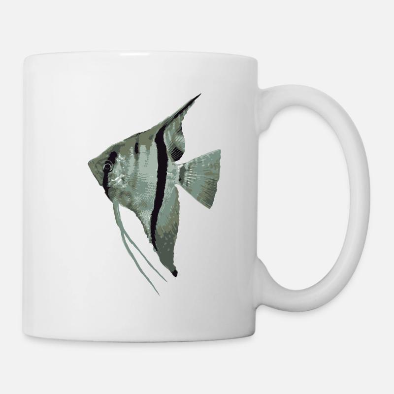Scalaires (nageoires) - Mug blanc - blanc