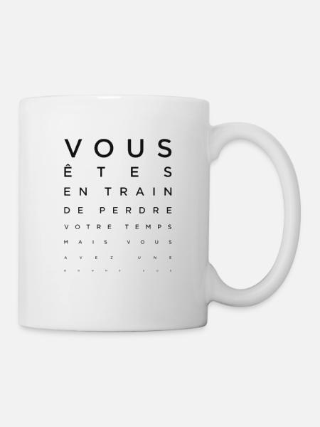 Bonne vue - Mug blanc - blanc