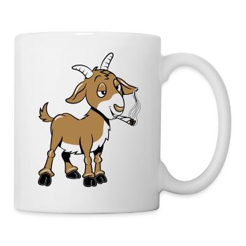Goat kiffen joint - Mug - white - Right