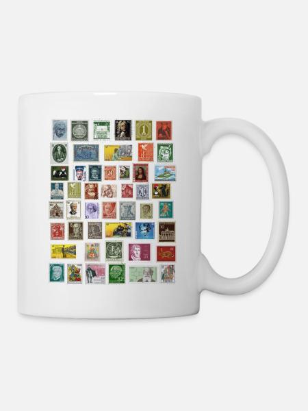 Design of postage stamps - Mug - white