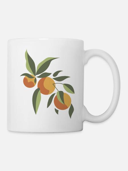 ästhetische Frucht - Tasse - Weiß