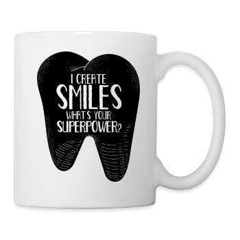 I Create A Smile Dentist Dental Technician - Mug - white - Right