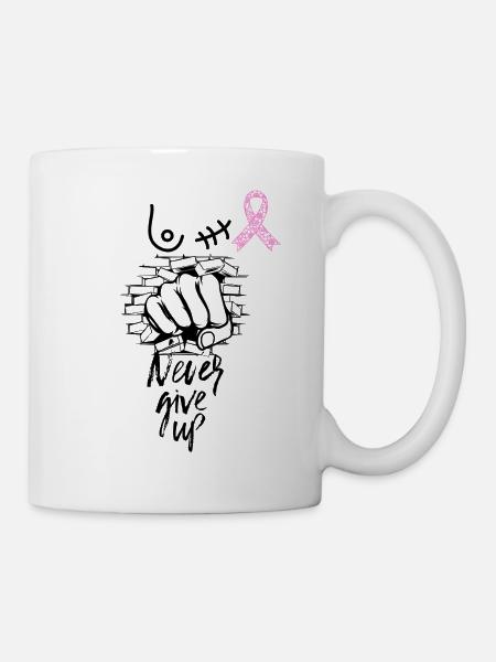 Cancer du sein - Mug blanc - blanc