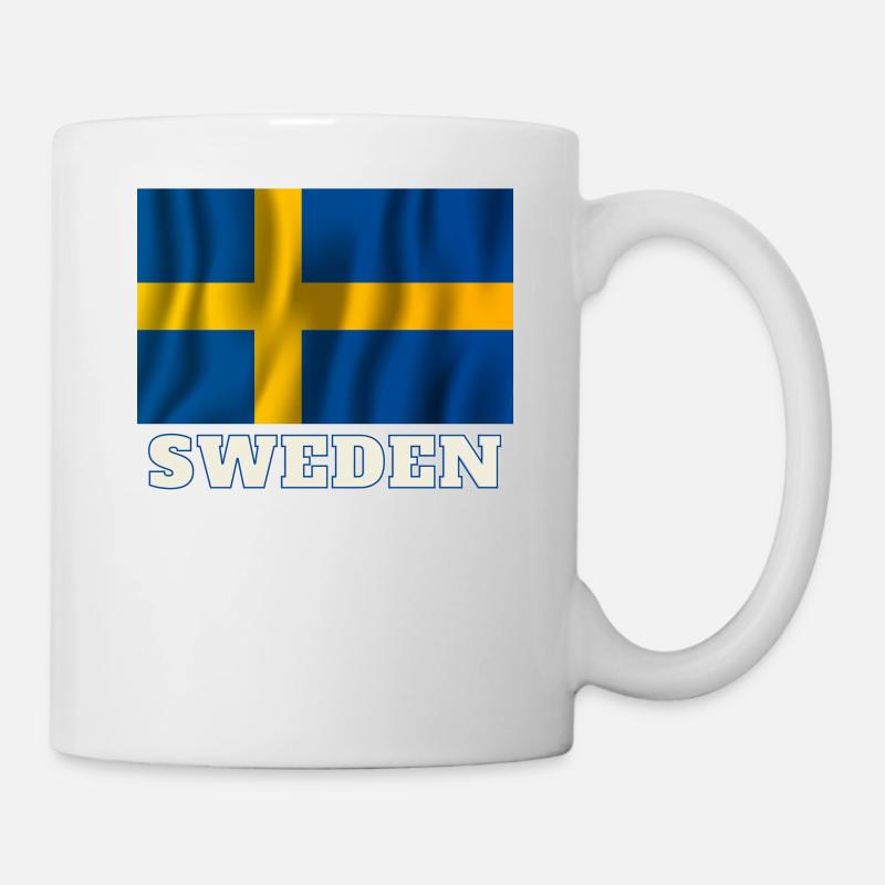 Schweden - Tasse - Weiß