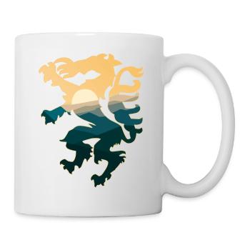 Steiermark Panther Sonnenaufgang Österreich - Tasse - Weiß - Rechts