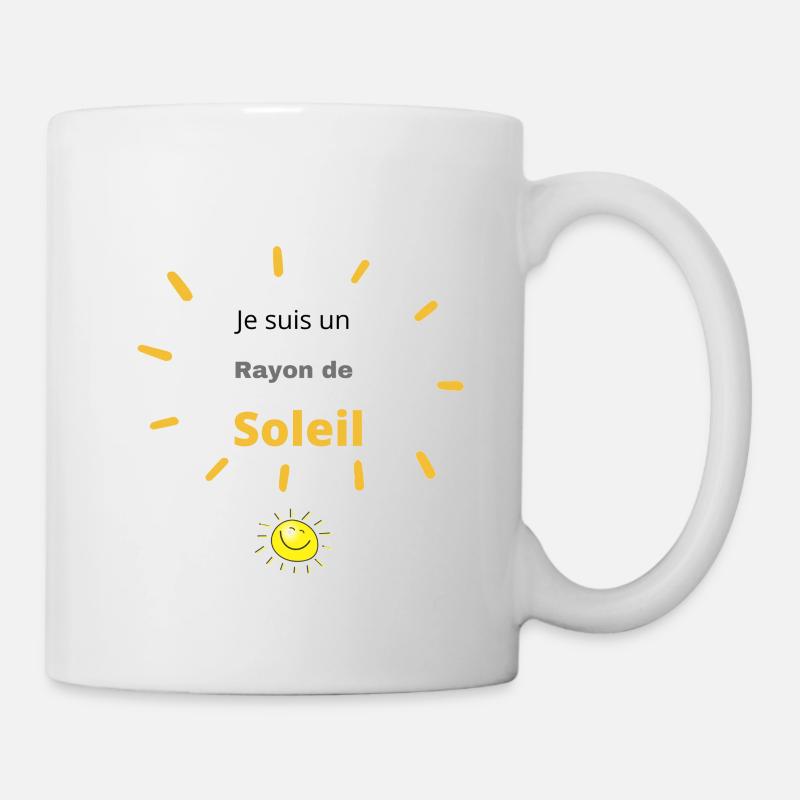 Je suis un rayon de soleil - Mug blanc - blanc